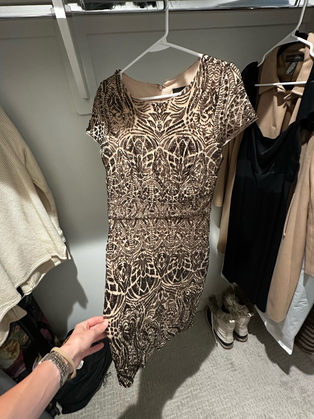 Sequin mini dress